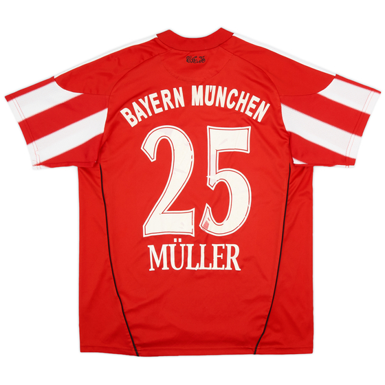 2010-11 Bayern Munich Home Shirt Muller #25 - 5/10 - (XL.Boys)