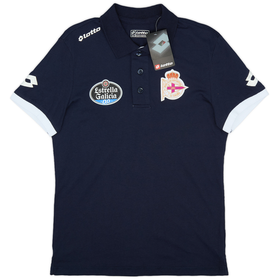 2013-14 Deportivo Lotto Polo T-Shirt (M)
