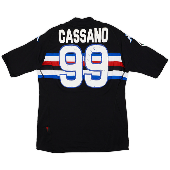 2007-08 Sampdoria Third Shirt Cassano #99 - 5/10 - (XL)