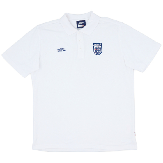 2004-05 England Umbro Cotton Polo - 7/10 - (L)