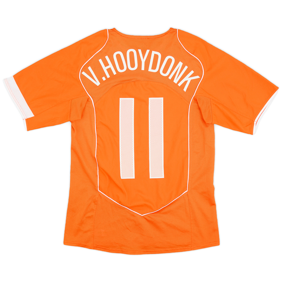 2004-06 Netherlands Home Shirt V. Hooydonk #11 - 7/10 - (S)