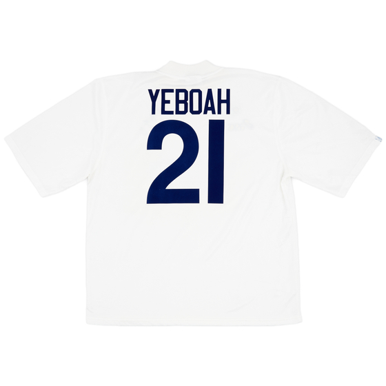1995-96 Leeds United Home Shirt Yeboah #21 - 9/10 - (XXL)