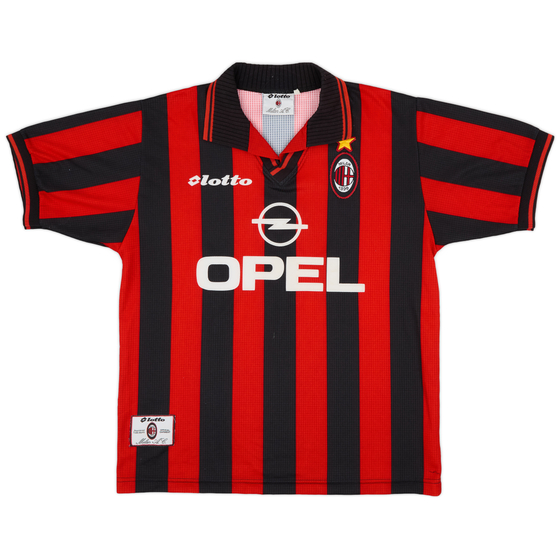 1997-98 AC Milan Home Shirt - 9/10 - (M)