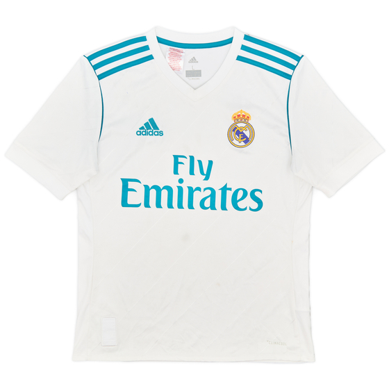 2017-18 Real Madrid Home Shirt - 5/10 - (L.Boys)