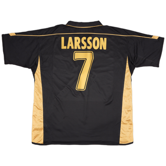 2003-04 Celtic Away Shirt Larsson #7 - 9/10 - (XXL)