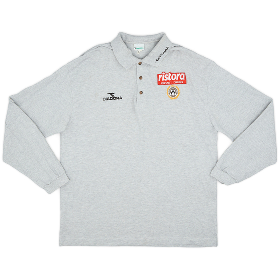 2001-02 Udinese Diadora L/S Polo Shirt - 8/10 - (XL)