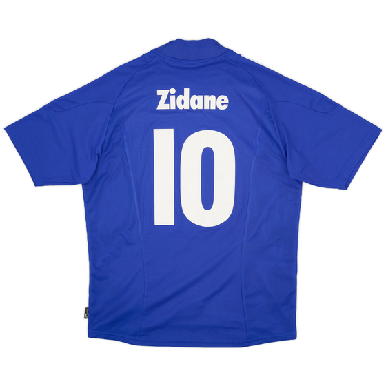2002-04 France Home Shirt Zidane #10 - 8/10 - (L)