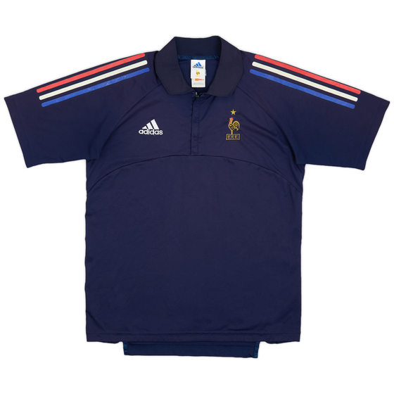 2001-02 France adidas 1/4 Zip Training Shirt - 6/10 - (S)
