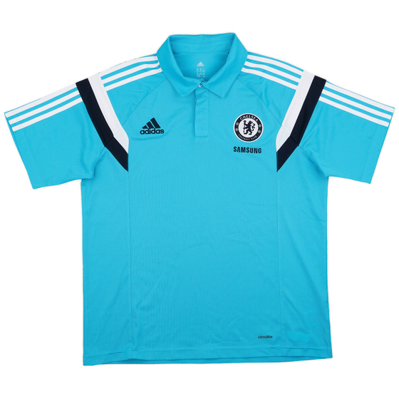 2014-15 Chelsea adidas Polo Shirt - 9/10 - (XL)