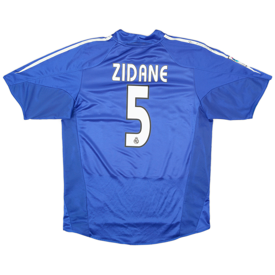 2004-05 Real Madrid Third Shirt Zidane #5 - 6/10 - (M)