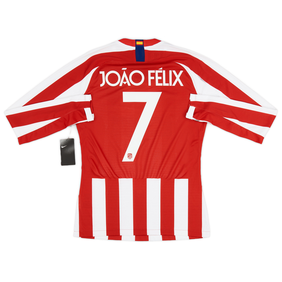 2019-20 Atletico Madrid Player Issue Vaporknit Domestic Home L/S Shirt João Félix #7 (S)