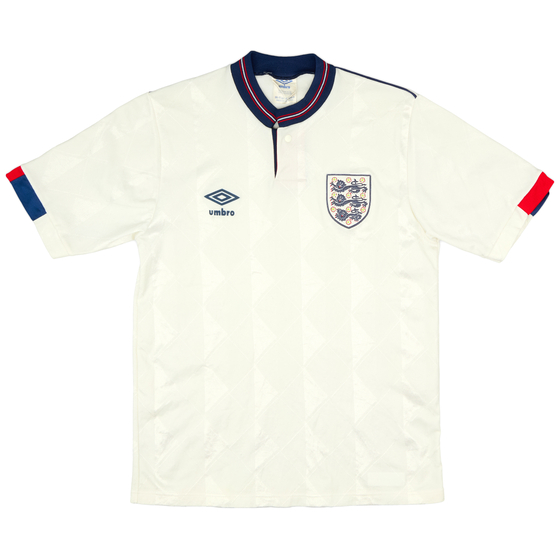 1987-90 England Home Shirt - 8/10 - (S)