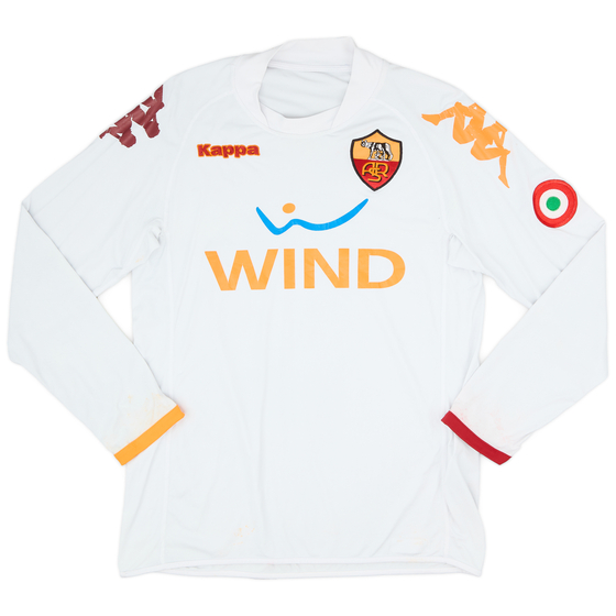 2008-09 Roma Away L/S Shirt - 5/10 - (XL)