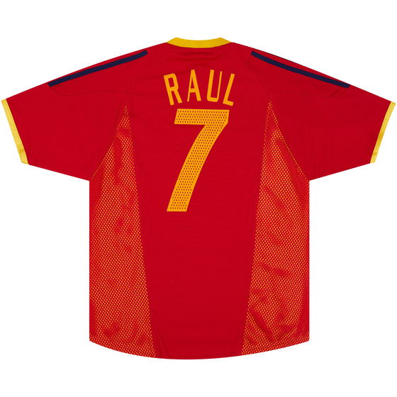 2002-04 Spain Home Shirt Raul #7