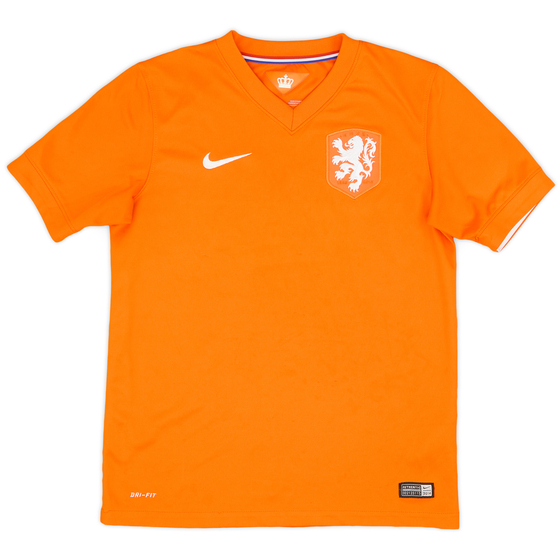 2014-15 Netherlands Home Shirt - 8/10 - (L.Boys)