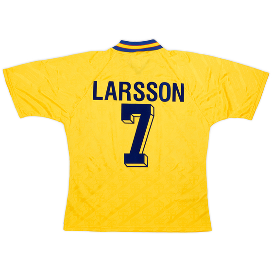 1994-96 Sweden Home Shirt Larsson #7 (L)