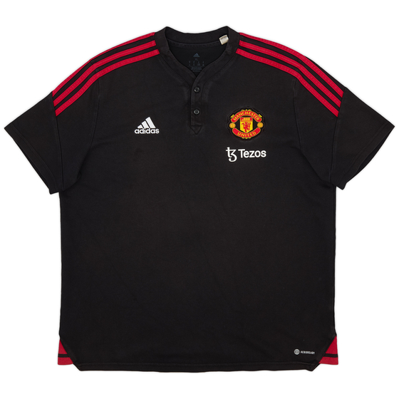 2022-23 Manchester United adidas Polo Shirt - 7/10 - (XL)