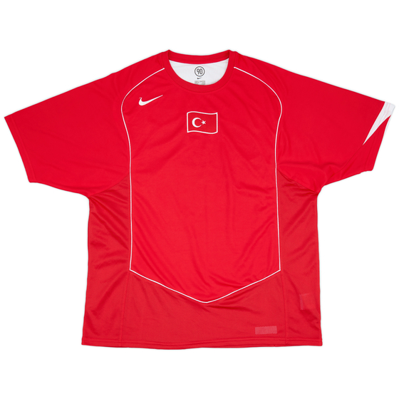 2004-06 Turkey Basic Home Shirt - 8/10 - (XL)