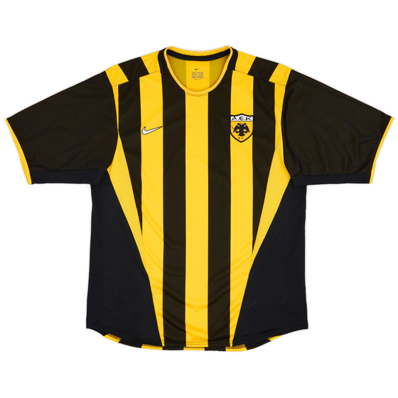 2002-04 AEK Athens Home Shirt - 9/10 - (L)