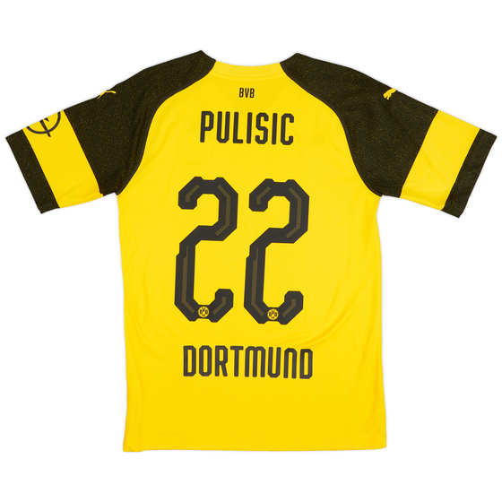 2018-19 Borussia Dortmund Home Shirt Pulisic #22 - 8/10 - (S)