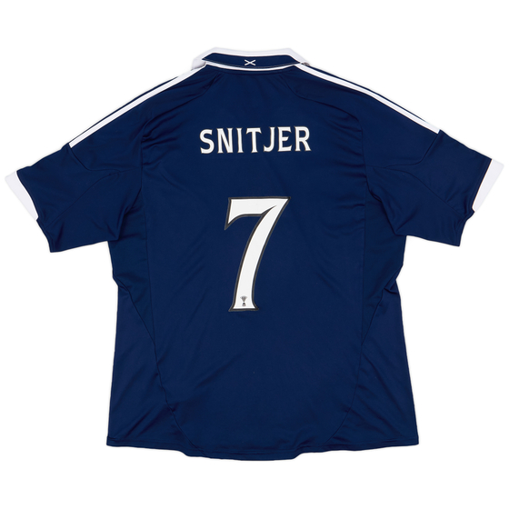 2011-13 Scotland Home Shirt Snitjer #7 - 7/10 - (XL)