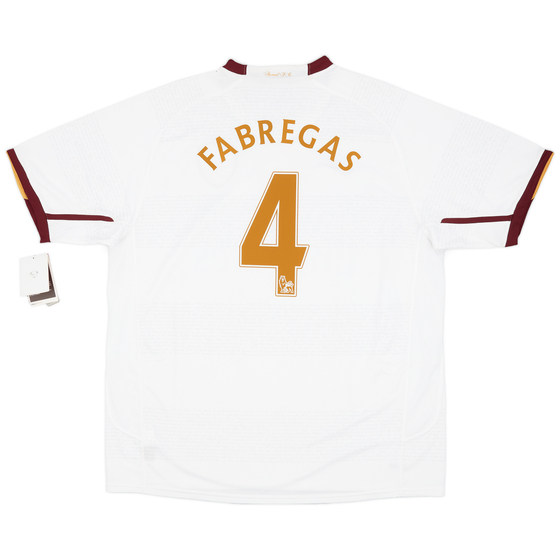 2007-08 Arsenal Away Shirt Fabregas #4 (XL)