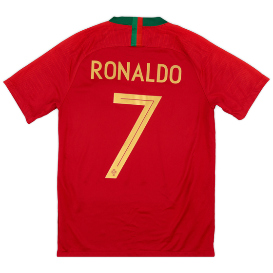 2018-19 Portugal Home Shirt Ronaldo #7 - 9/10 - (M)