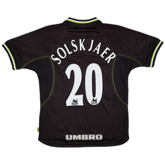 1998-99 Manchester United Third Shirt Solskjaer #20 - 7/10 - (M)