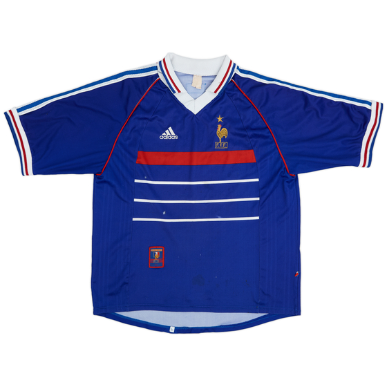 1998-00 France Home Shirt - 4/10 - (L)