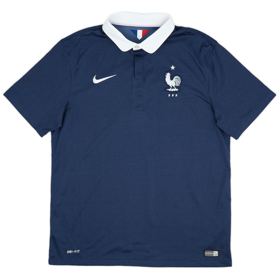 2014-15 France Home Shirt - 9/10 - (L)