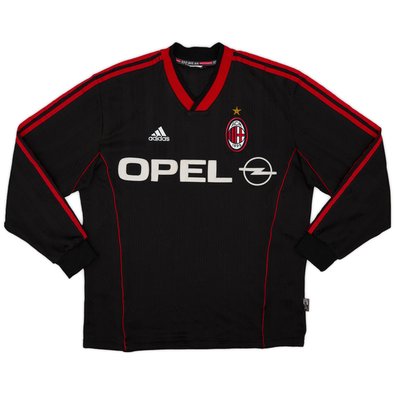 1999-00 AC Milan adidas Training L/S Shirt - 9/10 - (XL)