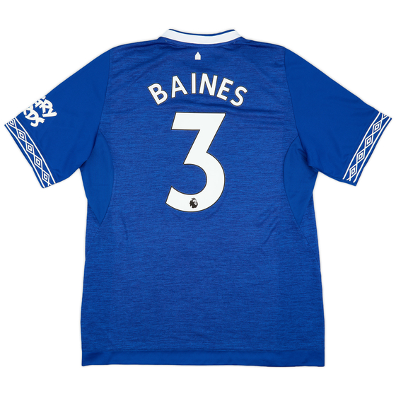 2018-19 Everton Home Shirt Baines #3 - 9/10 - (XL)