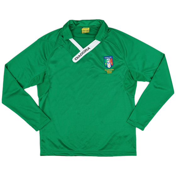 2000s Italy Diadora Referee L/S Shirt - 9/10 - (S)