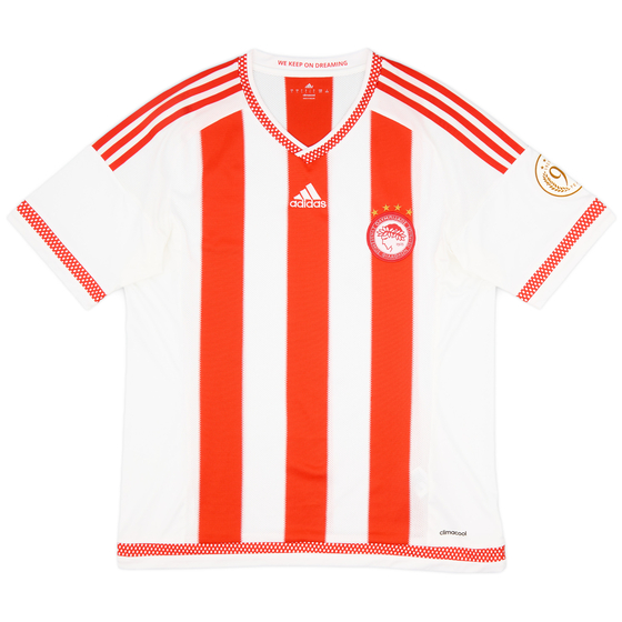 2015-16 Olympiakos Home Shirt - 10/10 - (L)