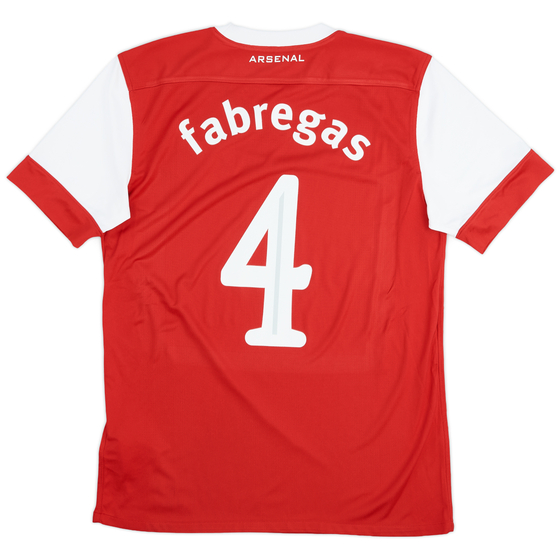 2010-11 Arsenal Home Shirt Fabregas #4 - 7/10 - (M)