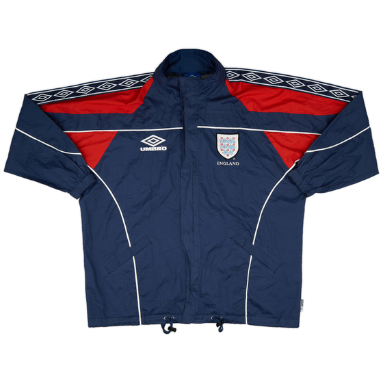 1998-00 England Umbro Hooded Rain Jacket - 9/10 - (L)