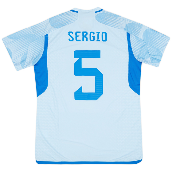 2022-23 Spain Authentic Away Shirt Sergio #5 (M)