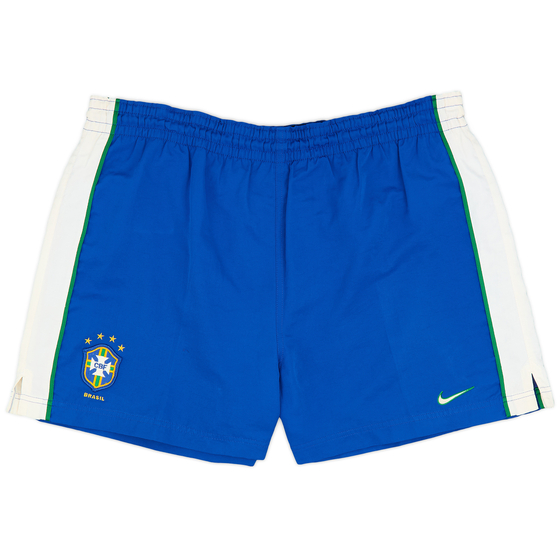 1998-00 Brazil Home Shorts - 8/10 - (XL)