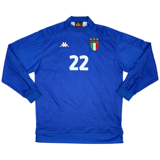 1998-99 Italy Home L/S Shirt #22 - 6/10 - (L)