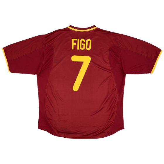 2000-02 Portugal Home Shirt Figo #7 - 5/10 - (XL)