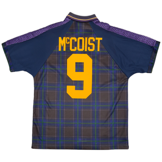 1994-96 Scotland Home Shirt McCoist #9 - 8/10 - (L)