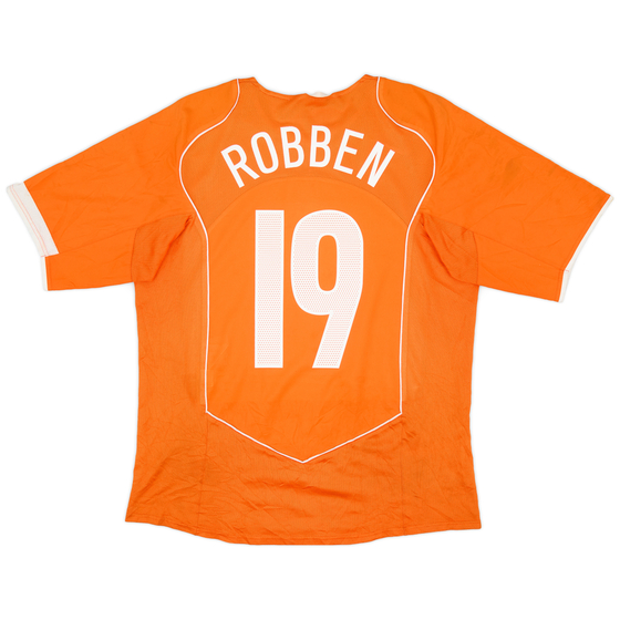 2004-06 Netherlands Home Shirt Robben #19 - 5/10 - (L)