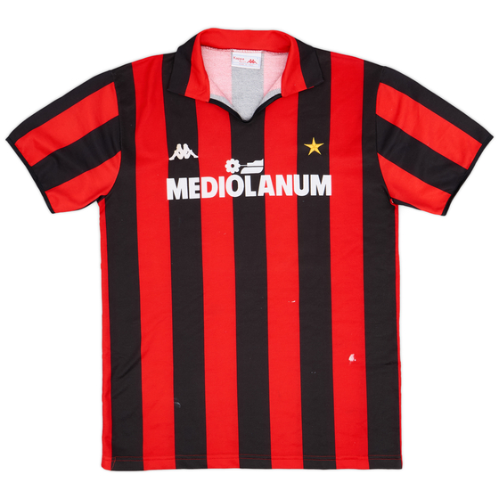 1987-88 AC Milan Home Shirt #10 - 7/10 - (M)