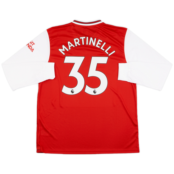 2019-20 Arsenal Home L/S Shirt Martinelli #35 (XL)