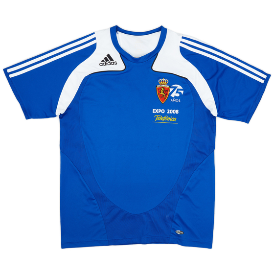 2008-09 Real Zaragoza adidas Training Shirt - 8/10 - (L)