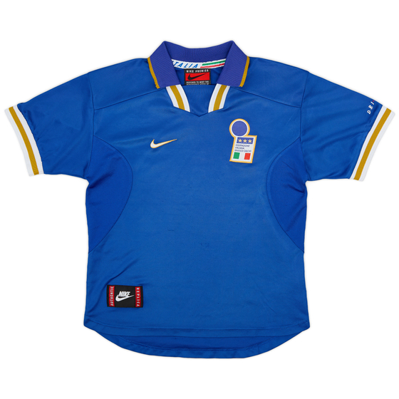 1996-97 Italy Home Shirt - 8/10 - (L.Boys)