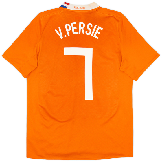 2008-10 Netherlands Home Shirt V.Persie #7 - 4/10 - (M)