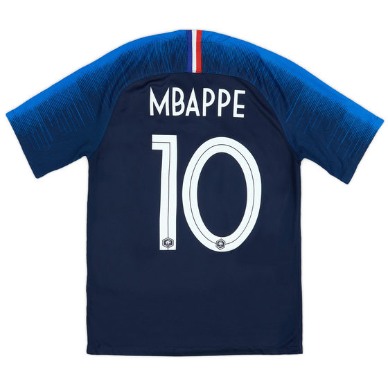 2018 France Home Shirt Mbappe #10 - 9/10 - (Women's S)