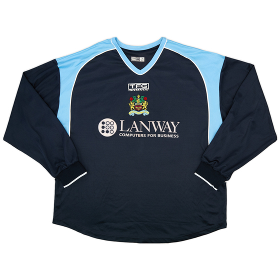 2002-03 Burnley Away L/S Shirt - 8/10 - (XL)
