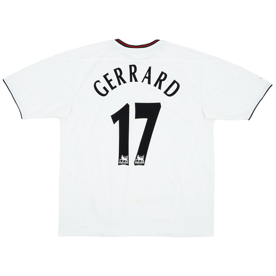 2003-04 Liverpool Away Shirt Gerrard #17 - 6/10 - (XL)